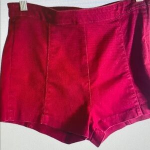 Women's Red Shorts